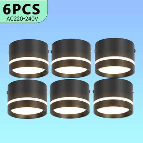 Surface Mounted Ceiling Downlight Lamp Spotlight 5/10/15w Cob Led Spot Lights Ceiling Fixtures Lighting For Bedroom Kitchen Home