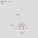 Beautiful Rainbow E14 Bulb Home Pendant Lamp Kitchen Dining Room Lighting Fixtures Colorful Metal Bedroom Luminaire Suspension