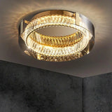 2026 Modern LED Crystal Chandelier - Dimmable Luxury Ceiling Light for Bedroom