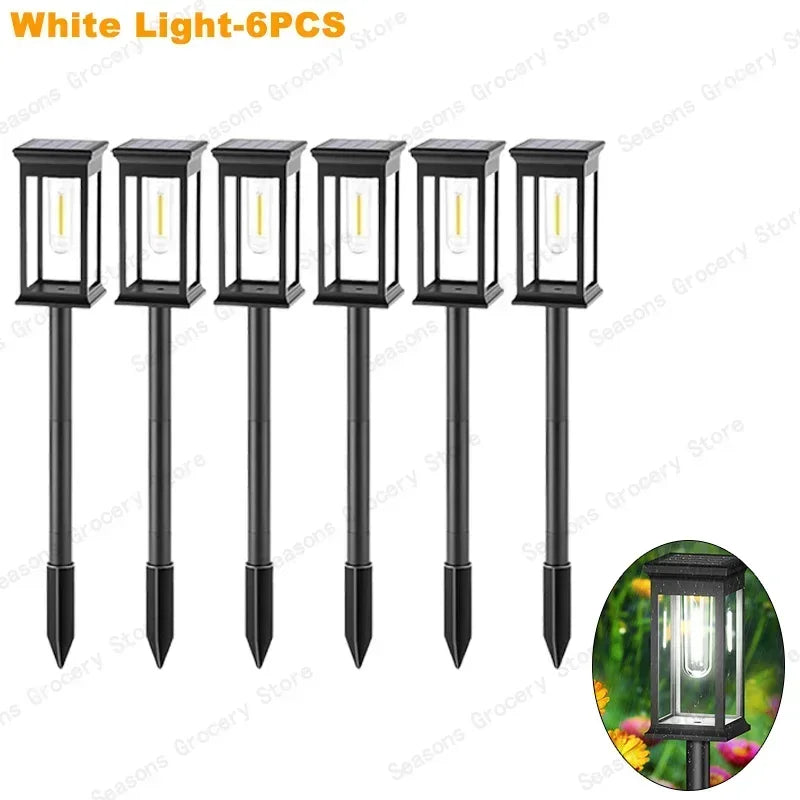 Waterproof LED Solar Lights for Garden Yard - Automatic Landscape Pathway Lighting