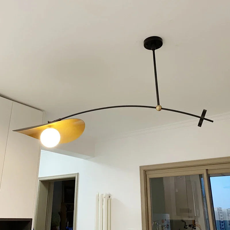Design Mobile Long Arm Hanging Lamp Creative  Lighting Industrial Chandelier Living Dining Room Kitchen Island Home Light
