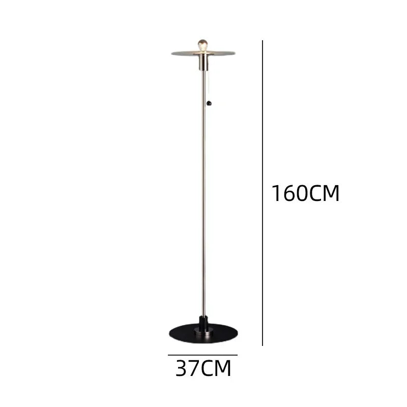 Nordic Danish Designer Minimalist Home Decoration Metal Floor Lamps Postmodern Creative Living Room Bedroom Vertical Lights LED