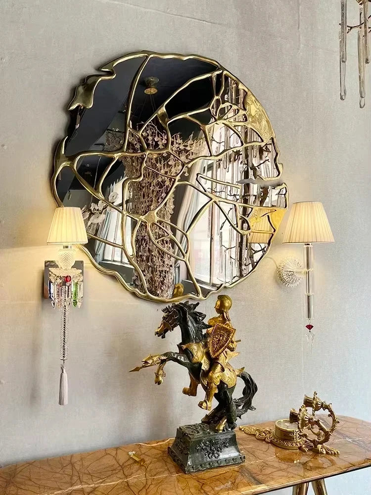 Luxury European Crystal LED Wall Lamp - Retro Decorative Sconce Light Fixture for Villa Living Room, Bedroom Bedside & Dining Room