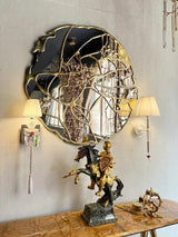 Luxury European Crystal LED Wall Lamp - Retro Decorative Sconce Light Fixture for Villa Living Room, Bedroom Bedside & Dining Room