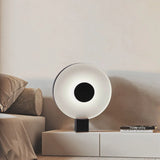 Modern Art Creative Living Room Table Lamp Simple and Unique Designer Bedroom Showroom Black and White Round Bedside Lamp