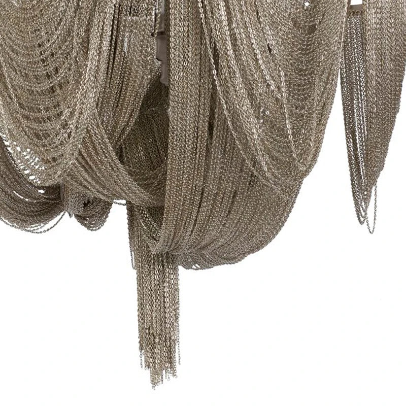 Nordic Design Italian Chain Chandelier Luxury Chandelier Tassel Lighting Home Deco Living Room Dining Room Restaurant Decoration