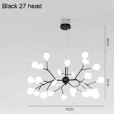 Nordic Modern Firefly Ceiling Chandelier Pendant Lamp G4 Led Lights Home Baby Room Bedroom Living Room Decoration Salon Starry