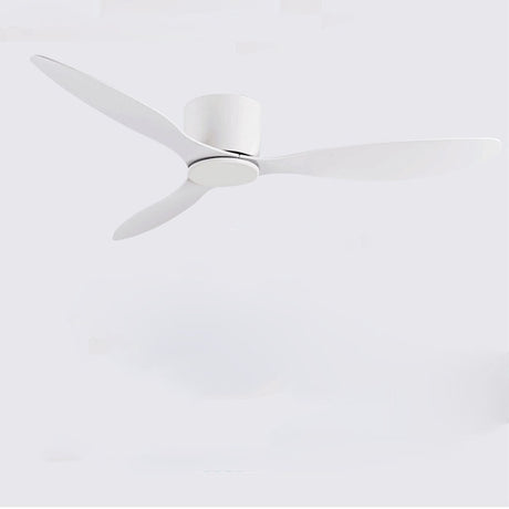 Low Floor Ceiling Fans Only 42 Inch 52 Remote Control Cooling Fans Lamp Design Ceiling Fan With Light White wood Black Color FAN