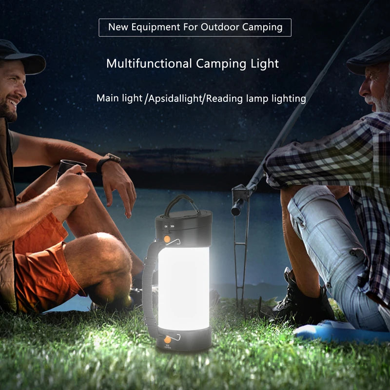 New Outdoor Camping Reading Light with Ultra Long Range Charging Lighting SOS Camping Tent Light