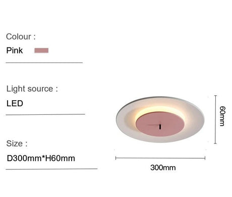 SHIDE Macaron Ceiling Lamps led Lights For Room Bedroom Smart Lamp Lighting Fixture Ultrathin Led Ceiling Light For Living Room