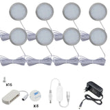 Tuya Wifi 12V LED Under Cabinet Lighting Dimming White/ Warm White Kitchen Counter Furniture Lighting Kit for Alexa Google Home