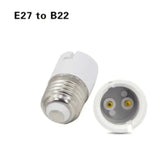 E27 to B22 Light Socket Adapter Converter (1/3/6/10 Pack) - AC 110V-220V Screw to Bayonet Bulb Holder Extender for LED Lamps