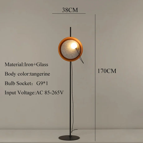 Modern Nordic Glass Shade Floor Stand Light Indoor Home Decors Design Living Room Hotel Bedroom Floor Lamp