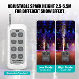 700W Cold Spark Machine (DMX Controlled, Top-Spraying) - Indoor/Outdoor Safe Electronic Stage Effect Machine Fixture for Weddings, Concerts & DJ Shows