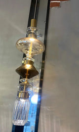 European American style glass chandelier exhibition hall, bedside restaurant, bar counter, study, creative living room light