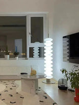 Nordic Danish Gourd Floor Lamp - Designer Standing Light for Living Room