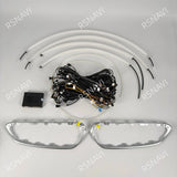 3/64 Colour LED Air Vents Ambient Light For Mercedes Benz V-Class W447 V260 2016-2023 Turbine Outlet Nozzle Active Ambient Light
