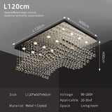 Modern Crystal Pendant Ceiling Lamp - Luxury Suspension Living Room Light
