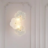 French Light Luxury Living Room Wall Light 2025 New Background Wall Decorative Light Bedroom Creative Flower Bedside Lamp