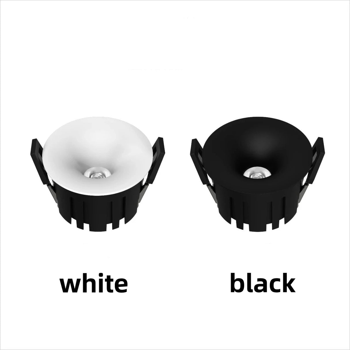 Curved Anti-Glare LED Recessed Downlight - 9W / 12W Dimmable Ceiling Spot