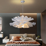 Creative Multi-Layer Acrylic Flower LED Chandelier - Modern Petal Ceiling Pendant Light Fixture for Dining Room, Bedroom & Indoor Decor Centerpiece