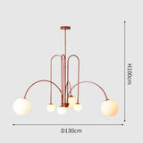 Comet LED Chandelier Nordic minimalist glass globe lamps living room creative personality study cafe art dining room lighting