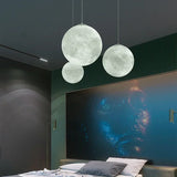 Nordic Moon Led Pendant Lights Lighting Living Dining Room Decor Chandeliers Restaurant Cafe Bar Hanging Lamp Bedroom Luminaire