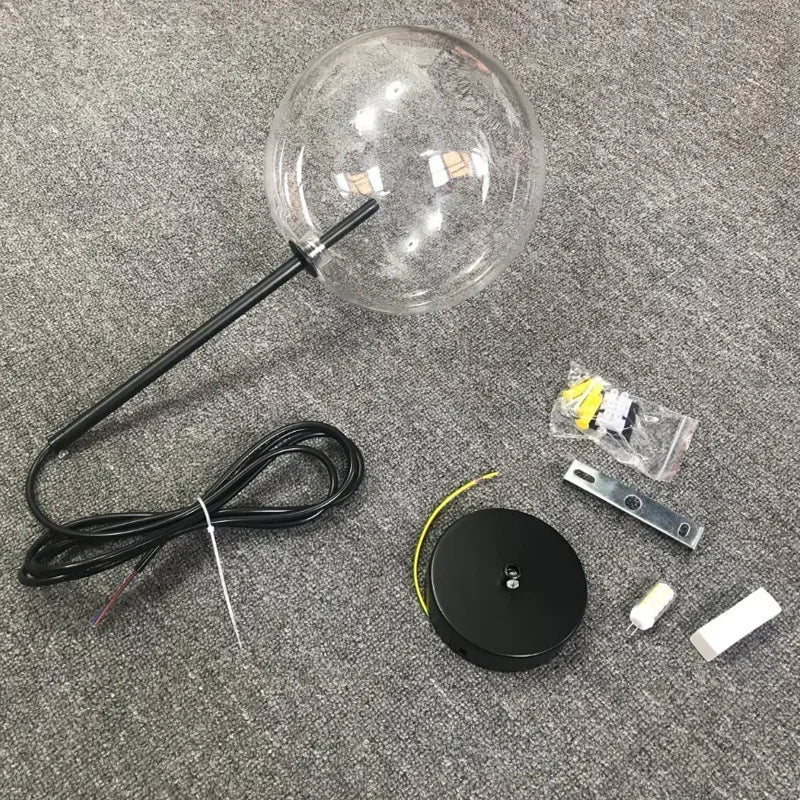 Nordic Modern Chandelier Pendant Lights Fixture Glass Ball Lampshade Bedroom Dining Room Hanging Lamp Restaurant Decors Luster's
