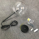 Nordic Modern Chandelier Pendant Lights Fixture Glass Ball Lampshade Bedroom Dining Room Hanging Lamp Restaurant Decors Luster's