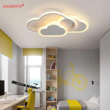 Cloud/Love shape Decor Indoor Lighting fixtures Modern LED White/Pink Ceiling Lamp for Children's Room Kids Bedroom