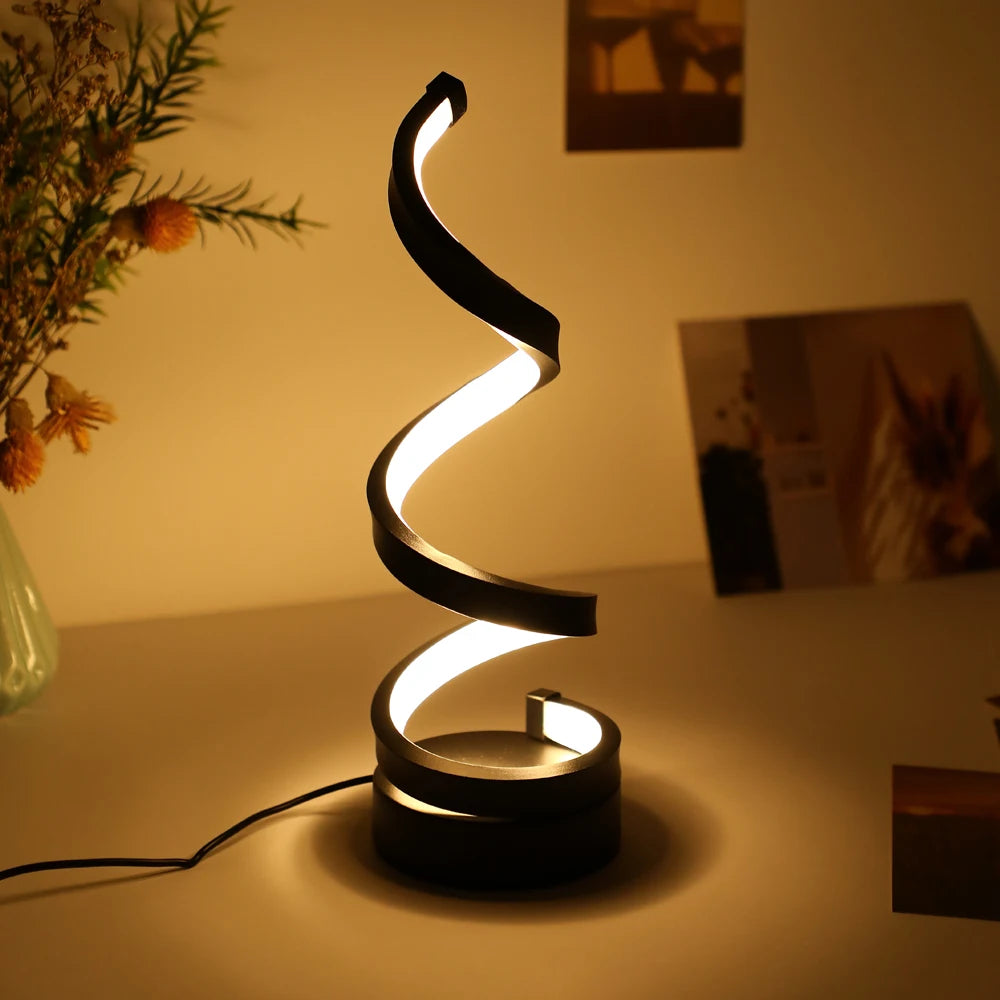 Modern Simple Table Lamp Bedroom Bedside Desk Creative Art Decorative Table Lamp