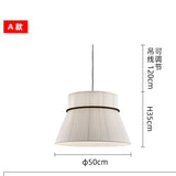 Wabi-sabi Style Pendant Lights Modern Fabric Pendant lamp for Restaurant Cafe Dining Room Minimalism Cloth Art Chandelier