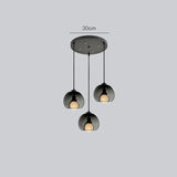 Modern Nordic Led Pendant lamp 3 Heads Iron Glass Indoor Home Decors Chandeliers Dining Room Bar Salon Hanging Lamp Fixtures