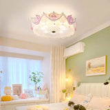 French Lamp Cream Wind Lamps Modern Simple Children's Room Bedroom Lamp Ceiling Lamp Net Red Shell Lamp 2023 New Light Luxury