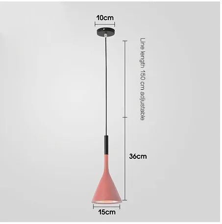 Modern Led Pendant Lights Black White for Kitchen Fixtures Bedroom Table Dining Room Hanging Lamp Lampshade Home Chandelier
