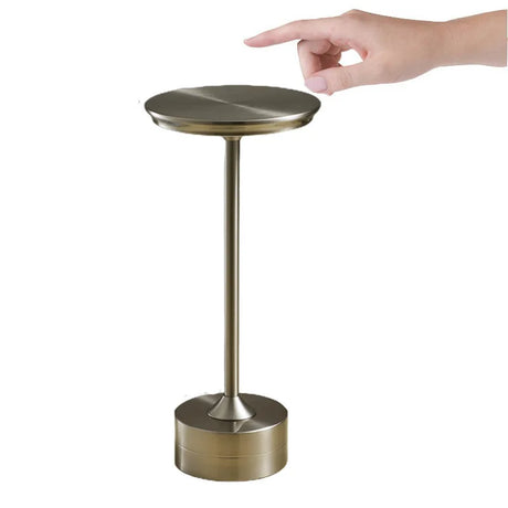 New Aluminum Alloy Table Lamp Shades LED Rechargeable Table Lights for Bar Living Room Reading Book USB Charging Home Decors