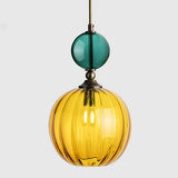 Modern stained glass chandelier Restaurant bar bedside creative bedroom personality model room Pendant lamp home decor Light