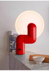 Spanish Space Age floor lamp Designer Replica Red White Water Pipe Standing Lamp For Living Room Sofa Bedroom Room Decoration