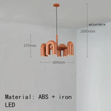 Nordic Creative U Shaped Pendant Light Restaurant Living Room Bedroom Personalized Minimalist Led Designer Decorative Chandelier