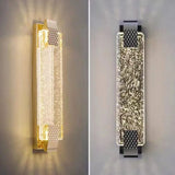 Luxury Modern LED Wall Lamp (Gold/Black) - Decorative TV Background Sconce & Bedside Light Fixture for Living Room & Bedroom