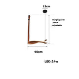 2026 Leather Belt LED Ceiling Chandelier - Luxury Living Room Hanging Lamp
