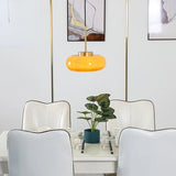 Japanese Silent Glass Pendant Lamp Nordic Designer Bauhaus Hanging Light Fixture Restaurant Bar Brass Medieval Island Fixture