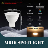 20-Pack MR16 LED Spotlights - GU5.3 12V / 110V / 220V Bi-Pin Bulbs