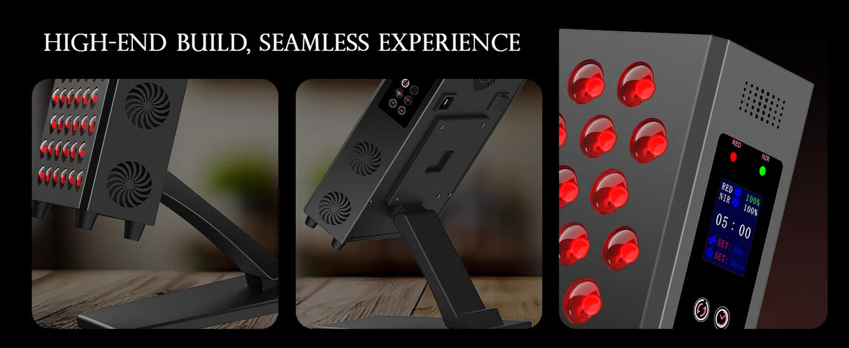 New Red Desktop LED Beauty Lamp with Infrared Therapy Home Use Beauty Equipment LED Therapy Panel