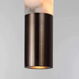 2026 Luxury Marble Pendant with Spotlight - Minimalist Alabaster Bedside Light