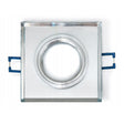 4Stks/Crystal Led Armaturen Halogen Spots GU10 MR16 Frame Verzon kin Led Fittings Montage Armatur