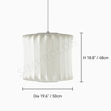 Wabi-sabi Silk LED Pendant Lamp Denmark Designer Hanging Light Living Room Hotel Restaurant Factory Direct High-End Home Decor