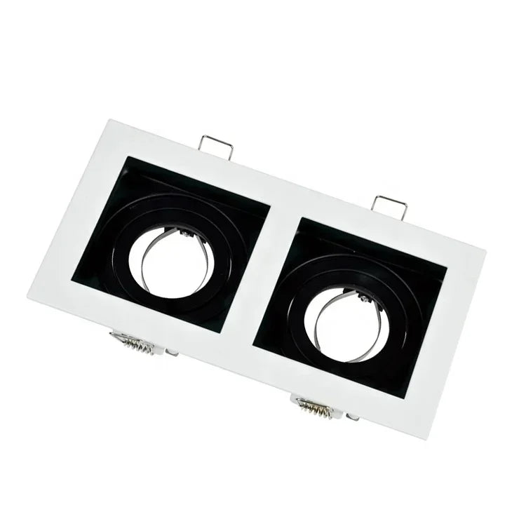 Modern Surface Mounted Square Round GU10 MR16 Spotlight Ceiling Light Housing Downlights Fixture Aluminium Alloy