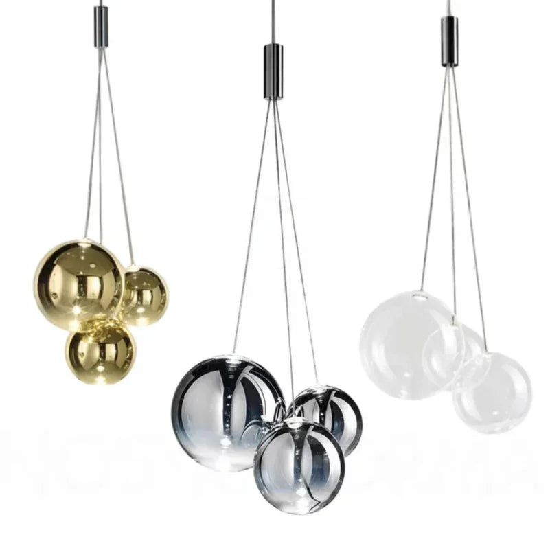 Italy Bubble Glass Ball Chandelier - Luxury Designer G9 Pendant Light