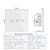 EU WiFi Smart Glass Panel Wall Touch Switch Light Dimmer Switch Smart Life Tuya APP Remote Control for Alexa Google Home